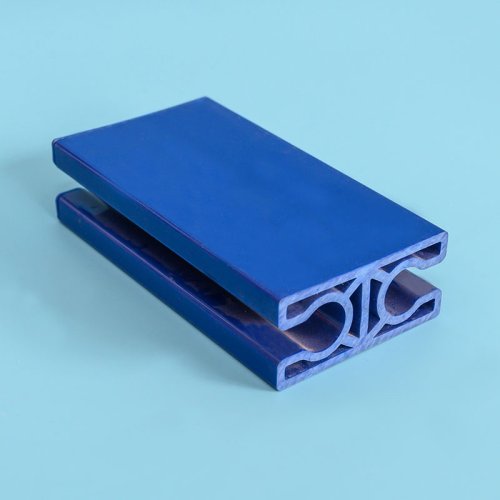 PVC蓝色硬质用与按装工程艺型材-3